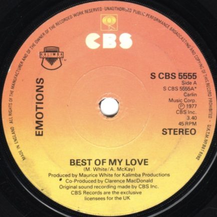 The Emotions - Best Of My Love