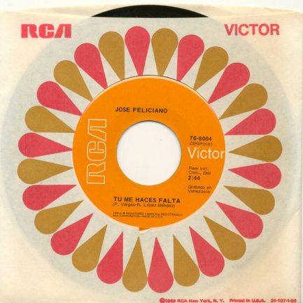 José Feliciano - Tu Me Haces Falta / El Dia Que Naci Yo