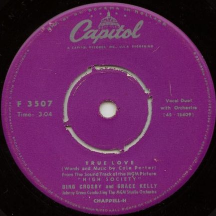 Bing Crosby - True Love / Well Did You Evah?