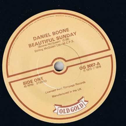 Daniel Boone - Beautiful Sunday