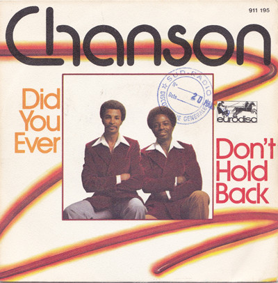 Chanson - Don't Hold Back / Did You Ever