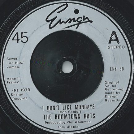 The Boomtown Rats - I Don't Like Mondays
