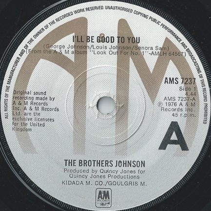 Brothers Johnson - I'll Be Good To You