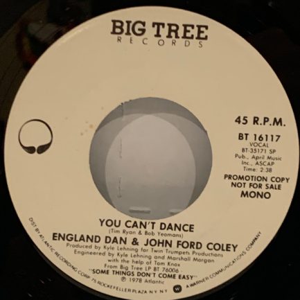 England Dan & John Ford Coley - You Can't Dance
