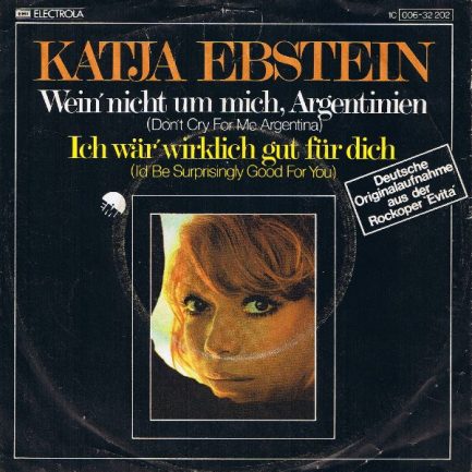 Katja Ebstein - Wein' Nicht Um Mich, Argentinien = Don't Cry For Me Argentina