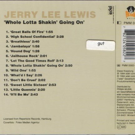 Jerry Lee Lewis - Whole Lotta Shakin' Going On'