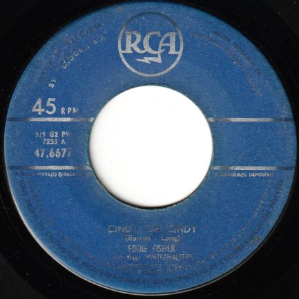 Eddie Fisher - Cindy, Oh Cindy / Around The World