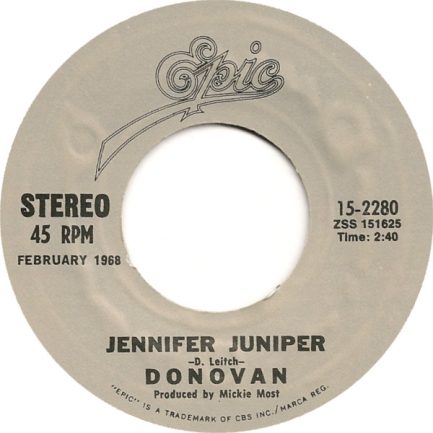 Donovan - Jennifer Juniper / Hurdy Gurdy Man