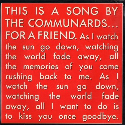 The Communards - For A Friend