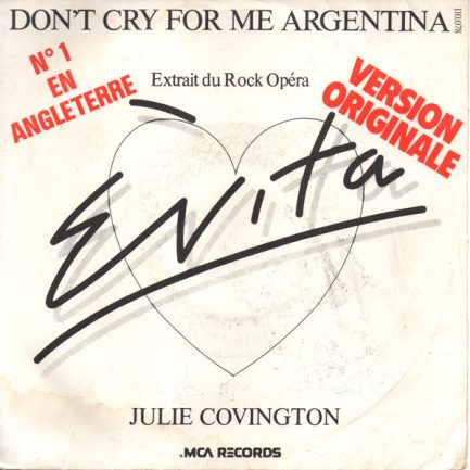 Julie Covington - Don't Cry For Me Argentina