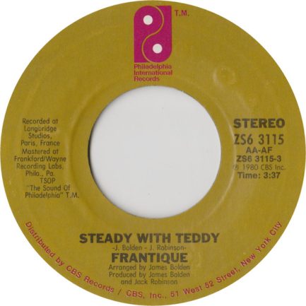 Frantique - Steady With Teddy / Sensual You All