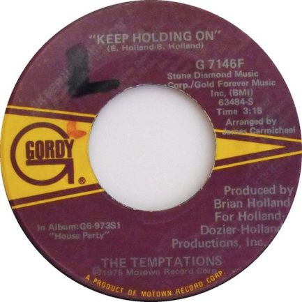 The Temptations - Keep Holding On / What You Need Most (I Do Best Of All)