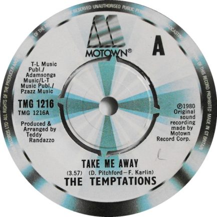The Temptations - Take Me Away
