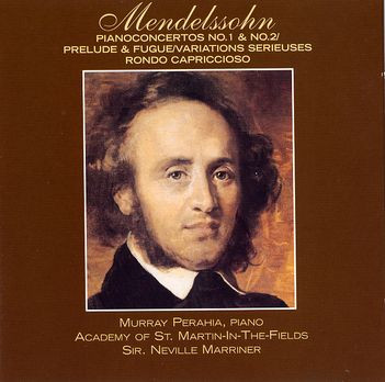 Perahia*, Neville Marriner*, The Academy Of St. Martin-in-the-Fields - Mendelssohn* - Mendelssohn Pianoconcertos No. 1 & No. 2 / Prelude & Fugue / Variations Serieuses / Rondo Capriccioso