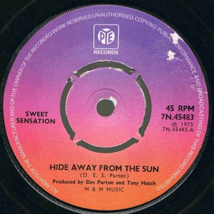 Sweet Sensation - Hide Away From The Sun / Boom Boom Boom