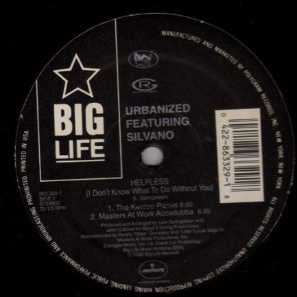 Urbanized Featuring Silvano - Helpless (I Don't Know What To Do Without You)