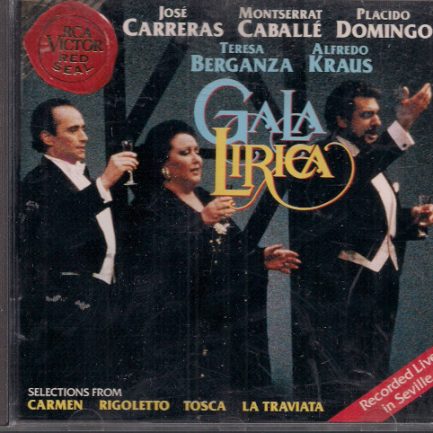José Carreras, Montserrat Caballé, Placido Domingo, Teresa Berganza, Alfredo Kraus, Various - Gala Lirica
