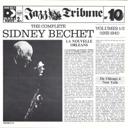 Sidney Bechet - The Complete Sidney Bechet Vol 1/2 (1932-1941)