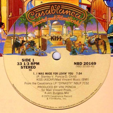 Kiss - I Was Made For Lovin' You