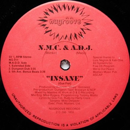 N.M.C. & A.D.J. - Messiah / Insane