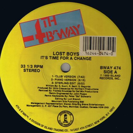 Lost Boys - It's Time For A Change